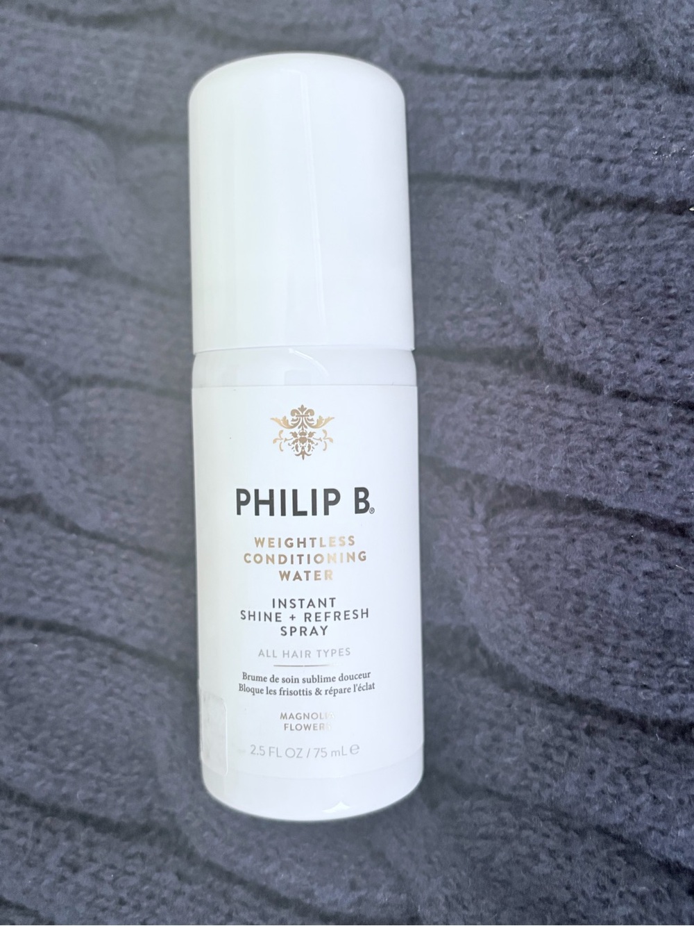 Philip B. Weightless Conditioning Water JNSTANT SHINE+REFRESHED SPRAY 2.5 Oz